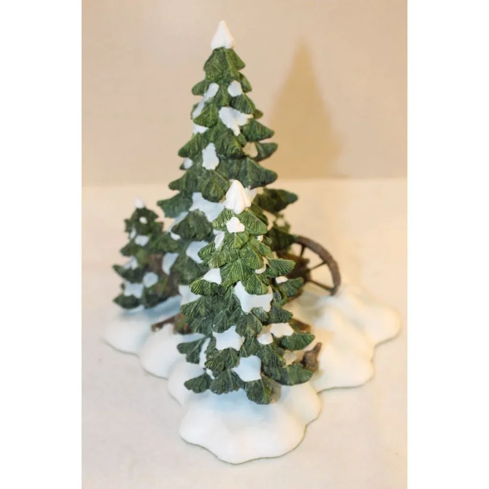 Dept 56 Village Accessories - Wagonwheel Pine Grove